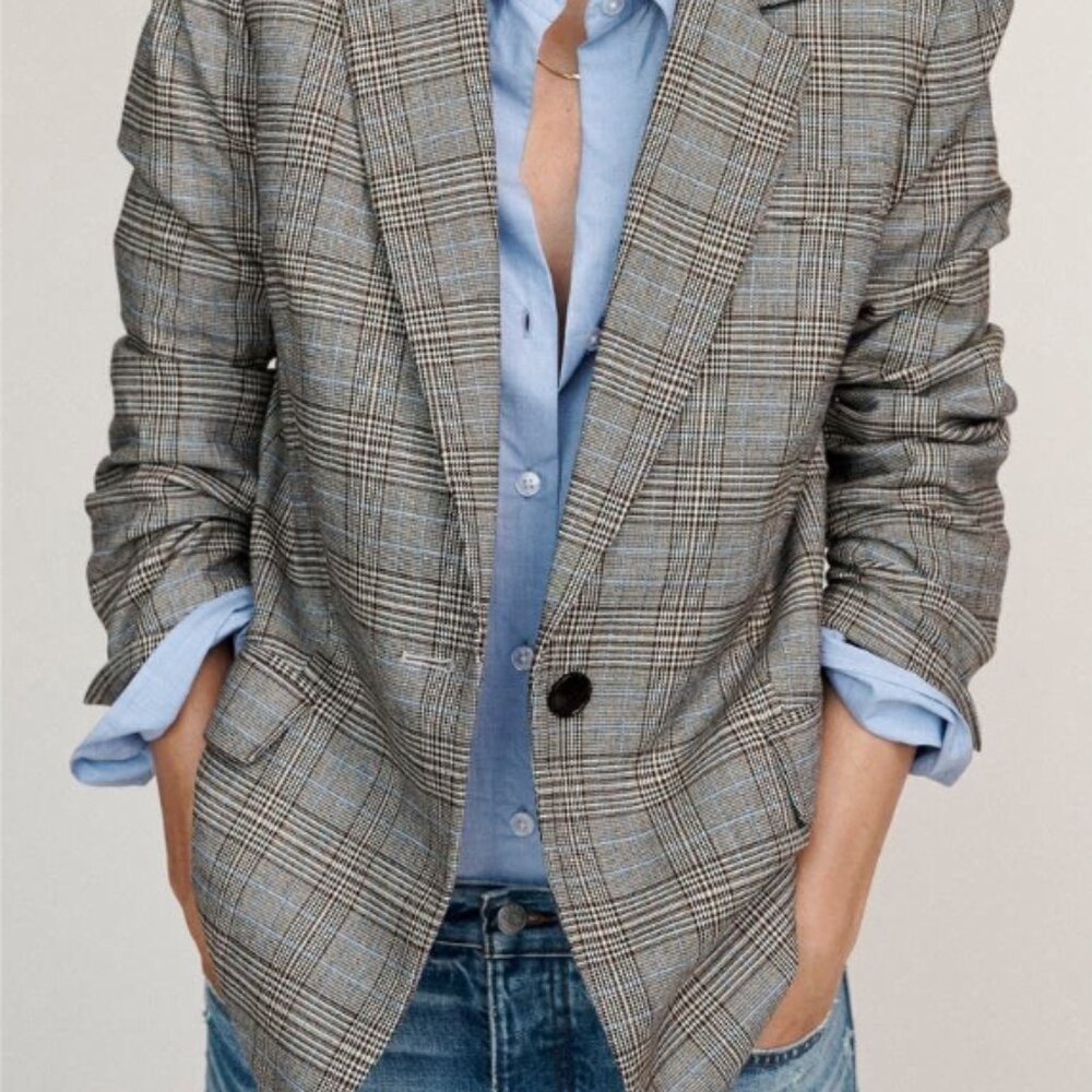 Banana Republic Plaid Blazer